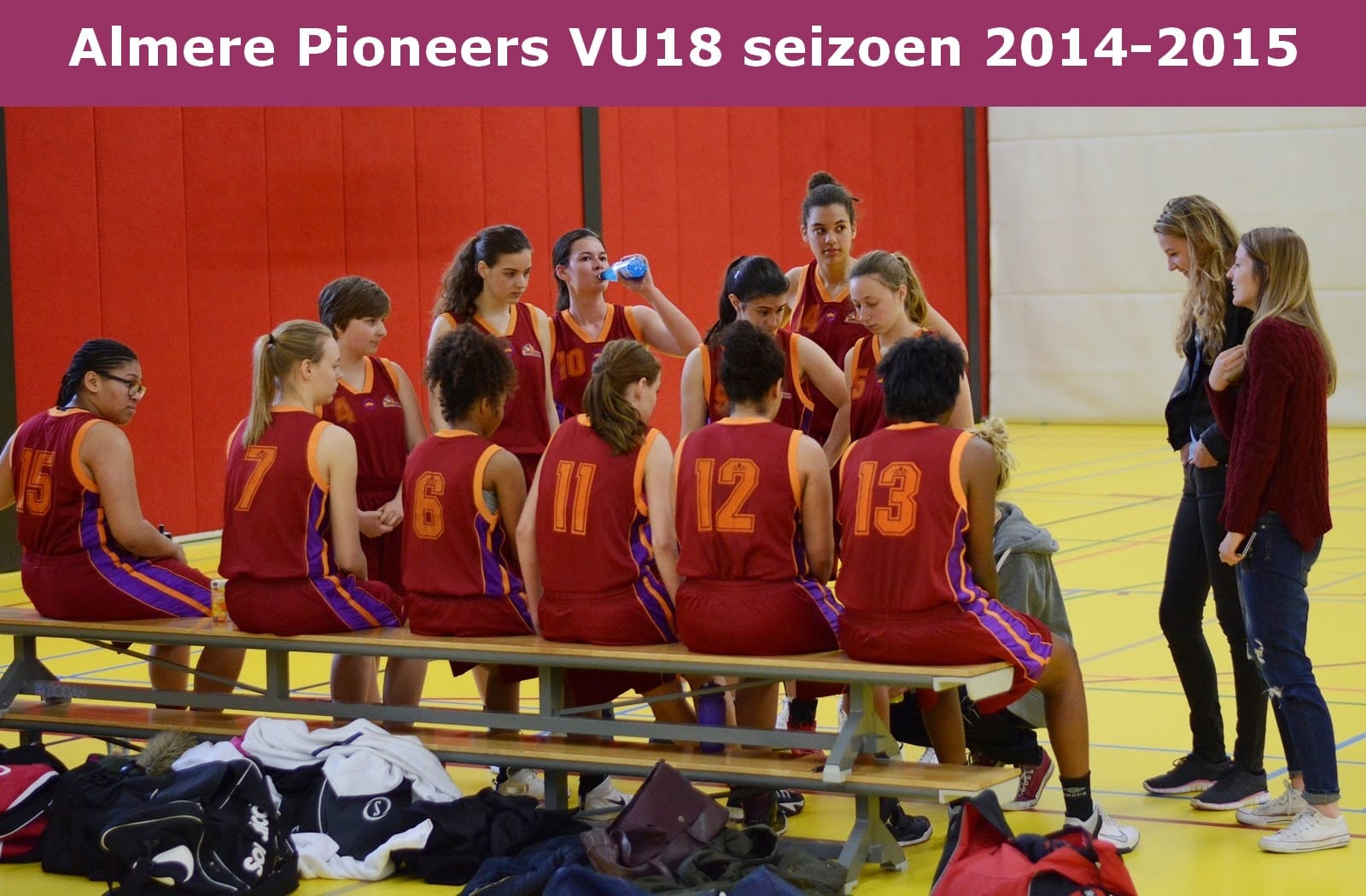 Almere Pioneers VU18 seizoen 2014-2015